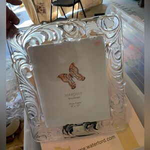 NIB Marquis by Waterford 8 x 10 crystal frame.
